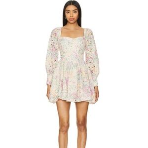 Bardot Lila Flounce Dress